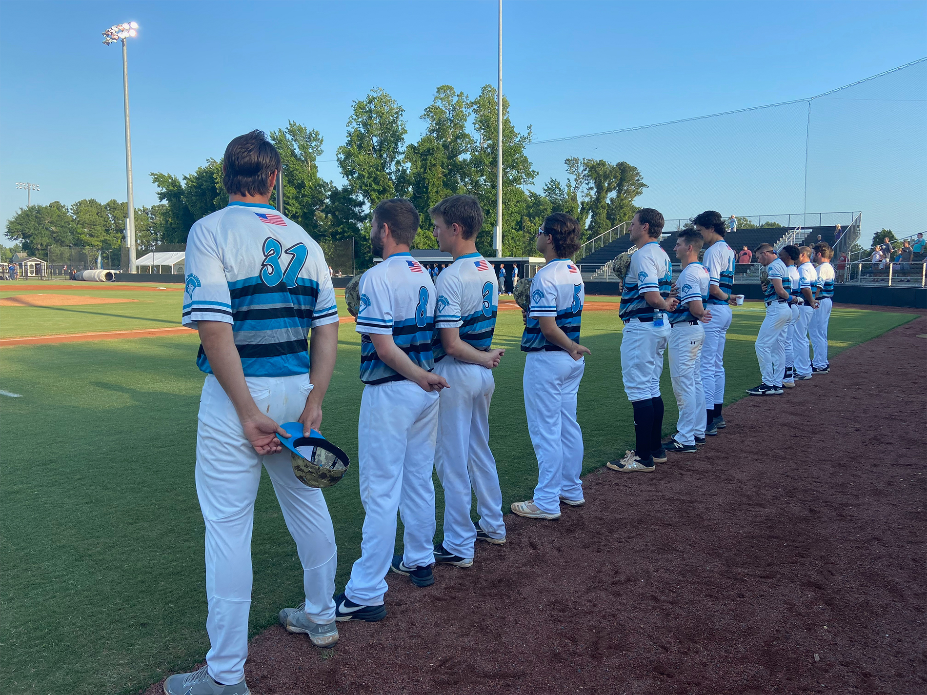 Marlins out-hit Salamanders to wild 14-10 win on Monday night at The Rock